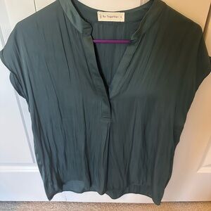 By Together Women's Teal Blouse